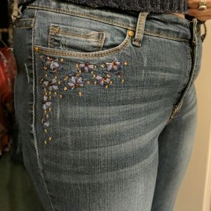 Vintage America Blues, boho skinny, women's jeans